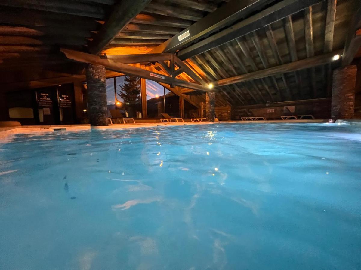 Appartement Ski Aux Pieds Dans Residence Premium Piscine, Sauna Hamam Saint-Martin-de-Belleville Exterior foto
